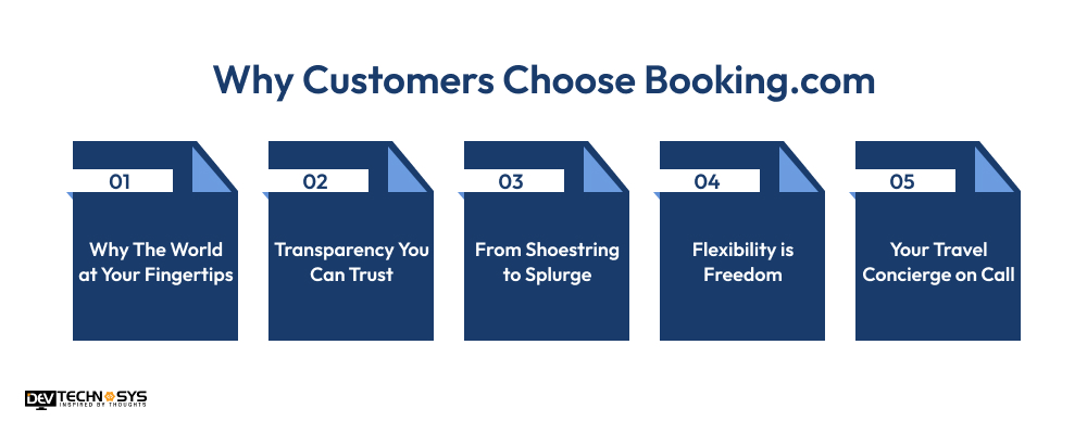 Why Customers Choose Booking.com