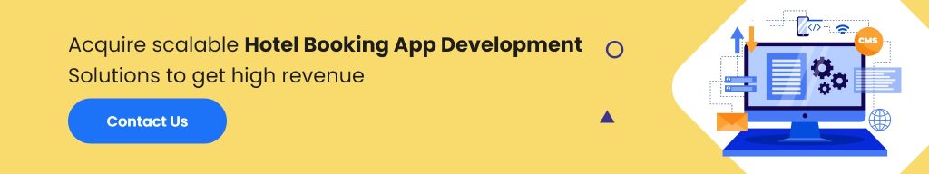 hotel booking app cta